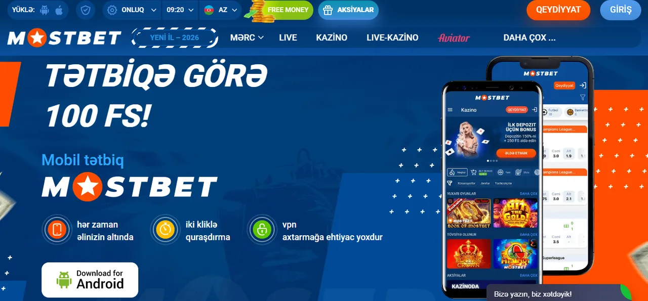 Android üçün Mostbet indir Android – Mostbet APK yükləmə qaydası